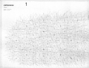 1.Anna-Eva Bergman. Planta de la casa de Carboneras. Dibujo arquitectónico, 1962.